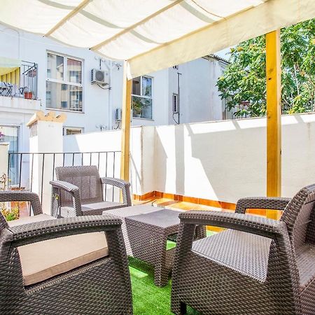 Apartamento Con Terraza Valencia Bagian luar foto