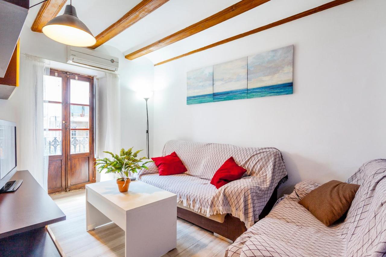Apartamento Con Terraza Valencia Bagian luar foto